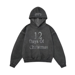 Omirad “12 Days of Christmas” Vintage Pullover Hoodie
