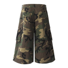 Omirad Camo Wide Cargo Shorts