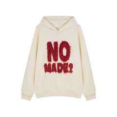 Omirad “NO MADE?” Furry Letter Hoodie
