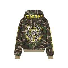 Omirad Camo Angel Graphic Zip Hoodie
