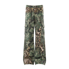 Omirad Leopard Camo Cargo Pants