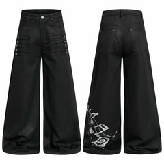 Omirad Gothic Wide-Leg Pants