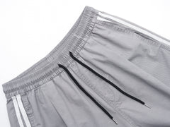 Omirad Washed Wide-Leg Stripe Shorts