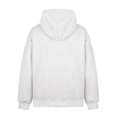 Omirad Plaid-Lined Minimal Zip Hoodie