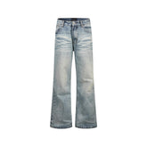 Omirad Vintage Washed Wide-Leg Jeans
