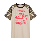 Omirad “Never Lose Your Way” Camo Raglan T-Shirt