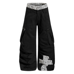 Omirad Leopard Cross Utility Pants