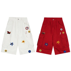 Omirad Patchwork Cargo Shorts