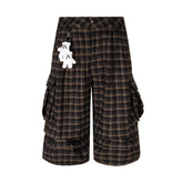 Omirad Plaid Cargo Shorts