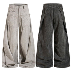 Omirad Washed Balloon Denim Jeans