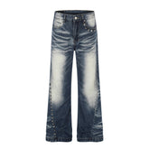 Omirad Studded Vintage Wash Jeans