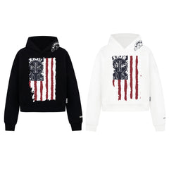 Omirad Graphic Flag Pullover Hoodie