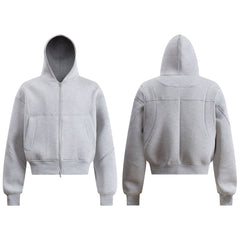Omirad Minimal Recycled Zip Hoodie