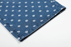 Omirad Polka Dot Washed Denim Jeans