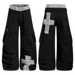 Omirad Leopard Cross Utility Pants