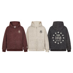 Omirad Striped Knit Zip Hoodie