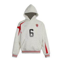 Omirad Sport-Stripe Graphic Fleece Hoodie