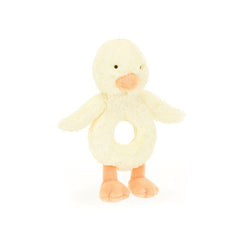Jellycat - Ring Rattle | Bashful Duckling