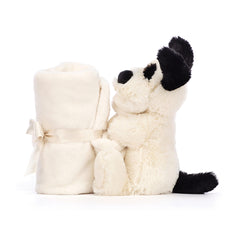 Jellycat - Soother | Bashful Black & Cream Puppy - Discontinued