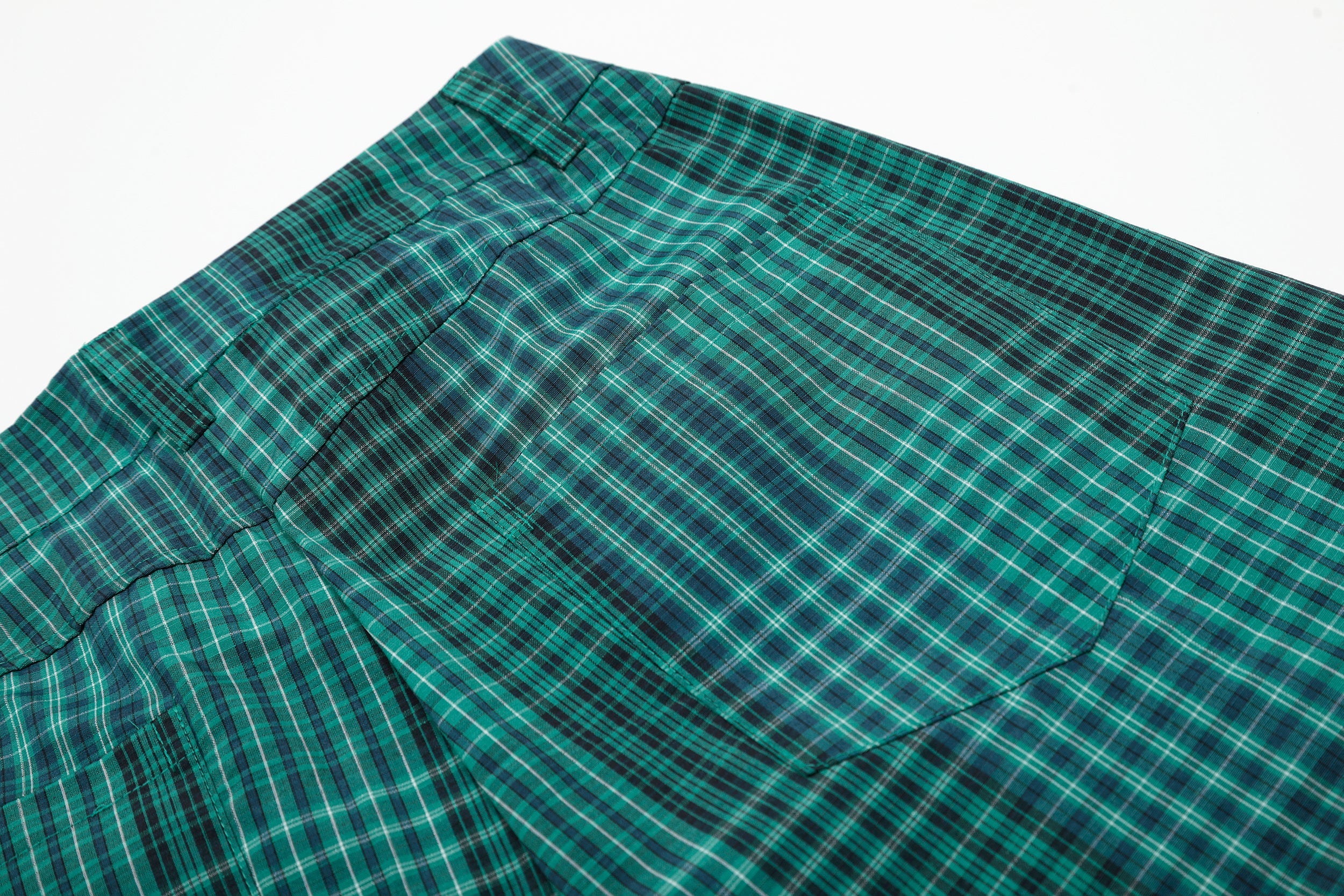 Omirad Checkered Wide-Leg Shorts
