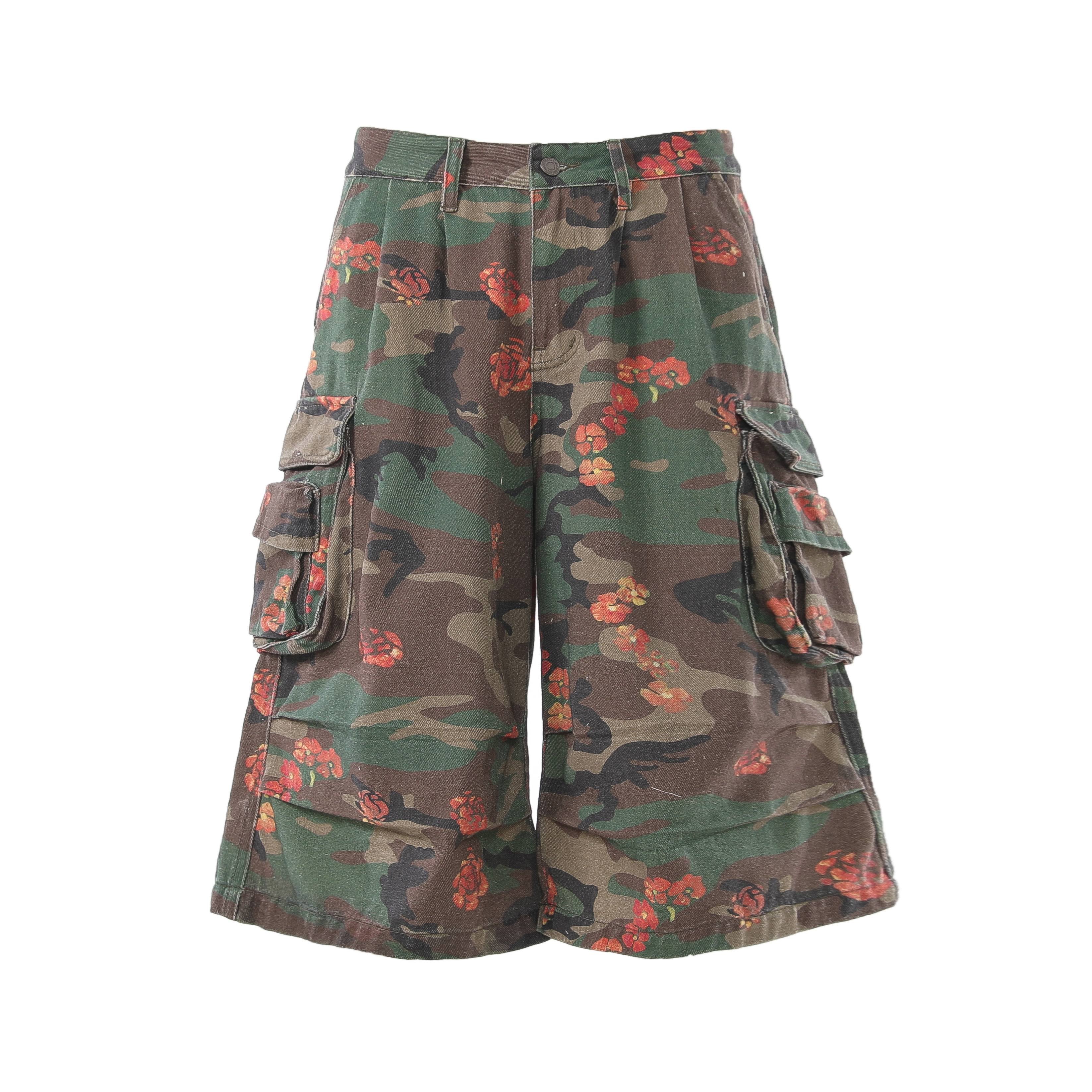 Omirad “Floral Camo Cargo Shorts”