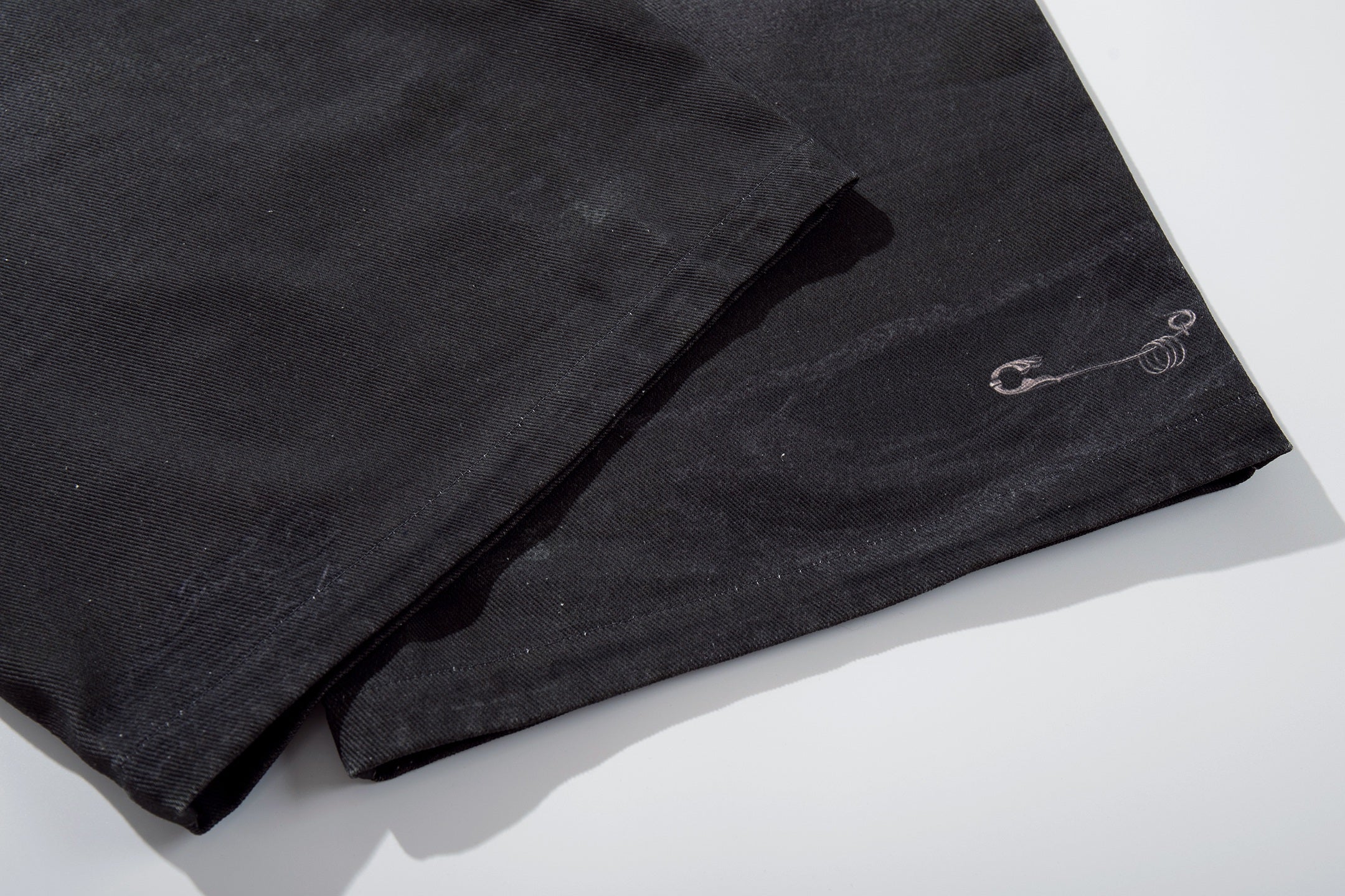 Omirad “Layered Distress Patch Denim Pants”