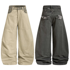 Omirad Balloon Wide-Leg Pants