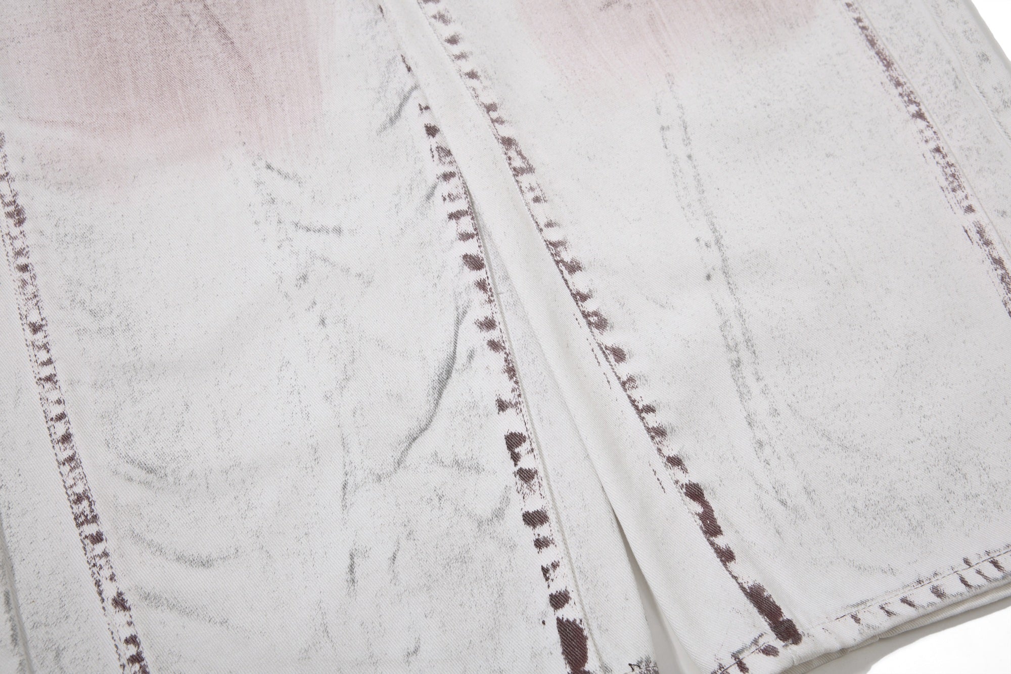 Omirad Washed Panel Denim Pants