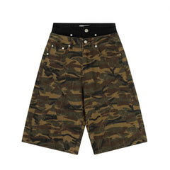 Omirad Camo Panel Cargo Shorts