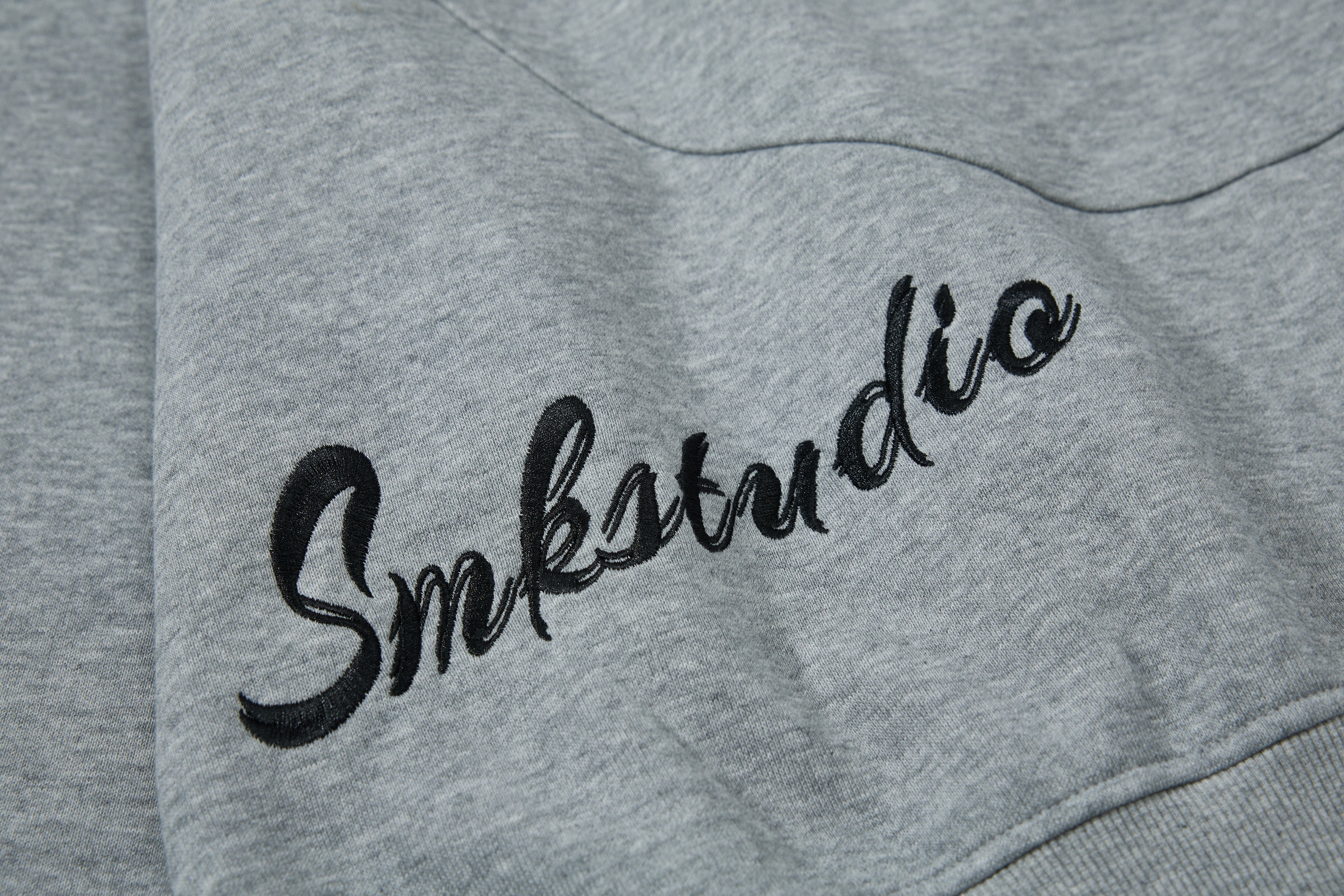 Omirad Curved Panel Full-Zip Hoodie