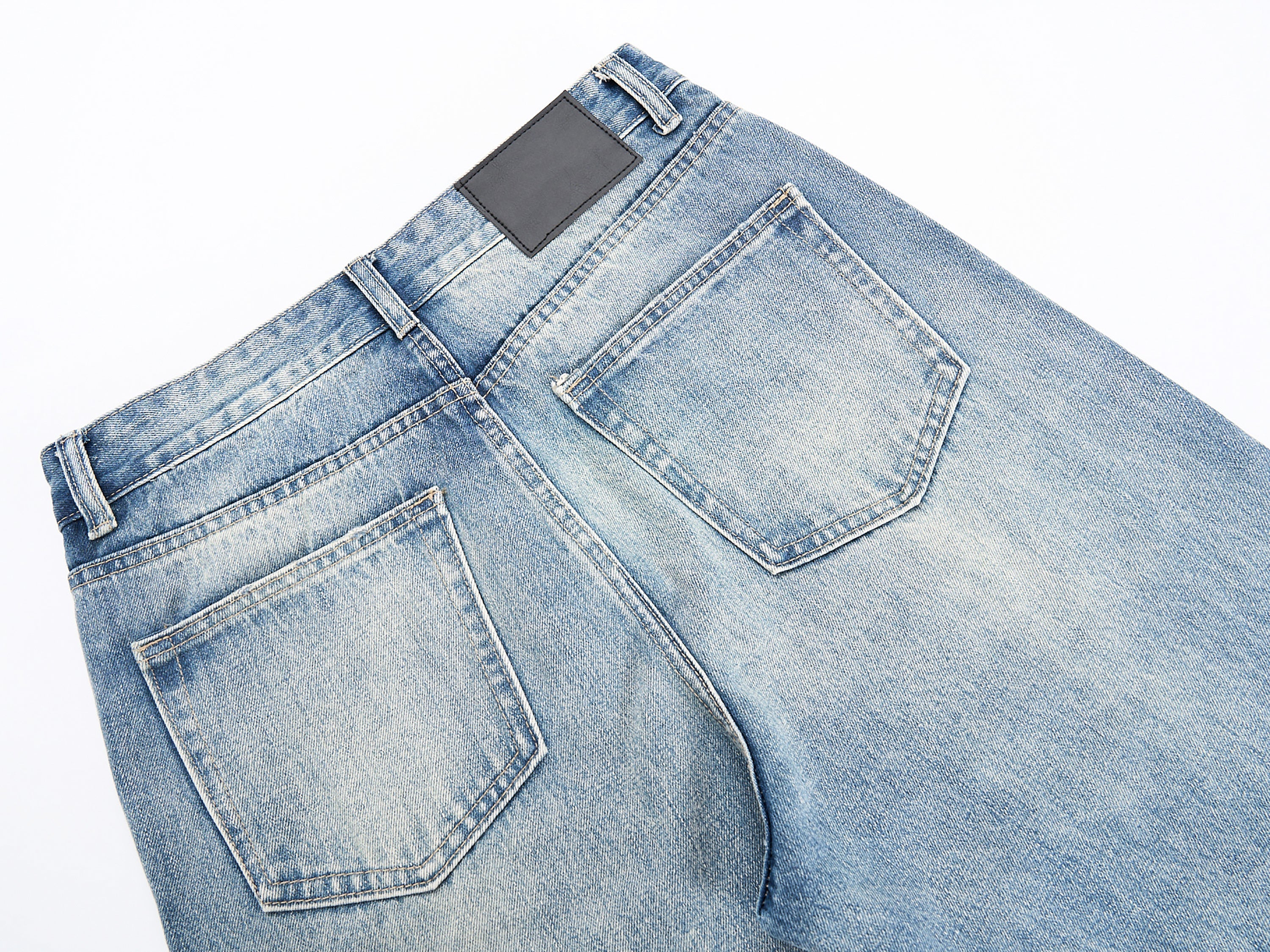 Omirad Washed Wide-Leg Denim Jeans