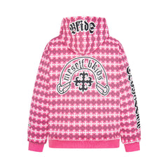 Omirad Gothic Pattern Full-Zip Hoodie