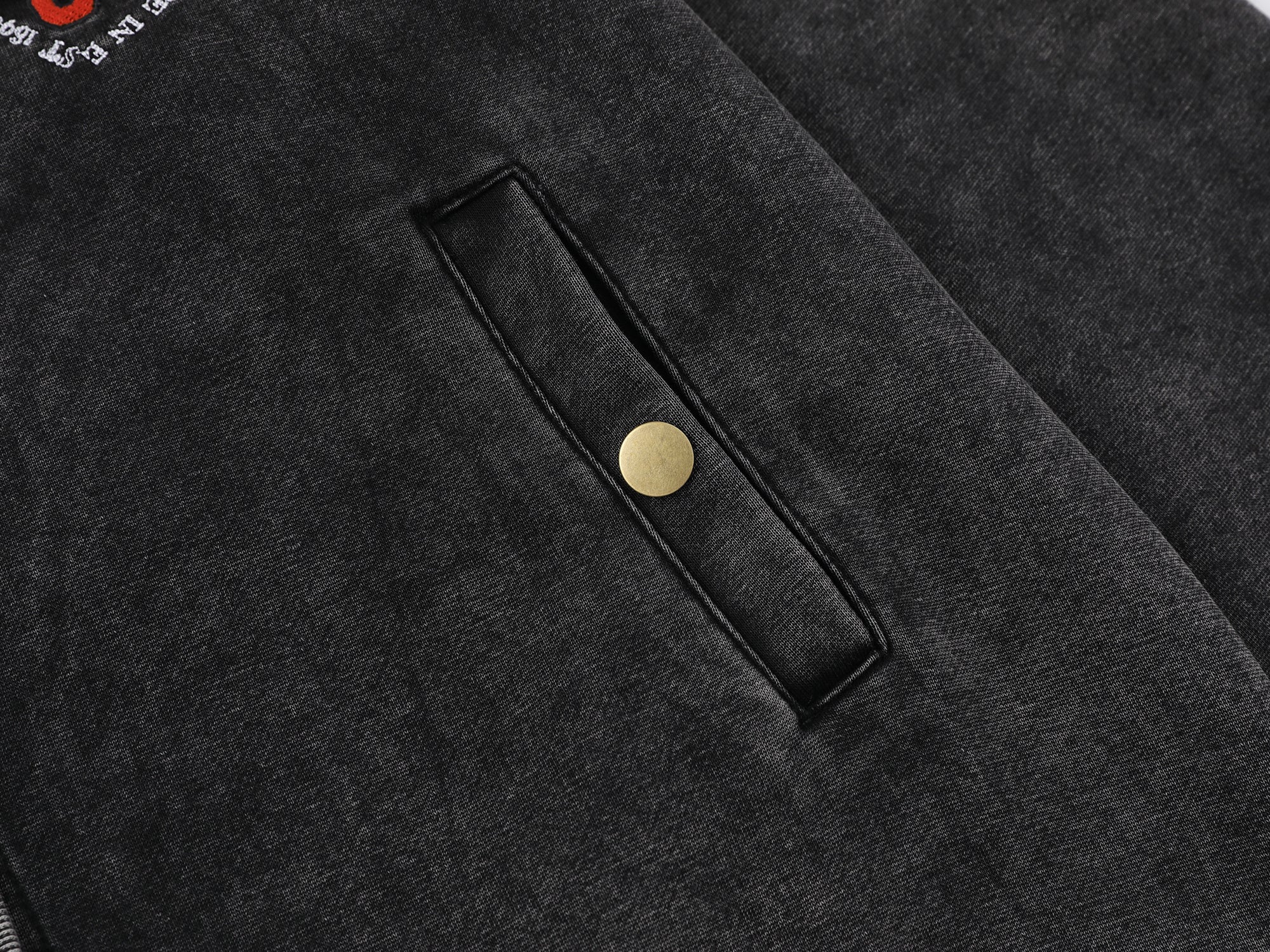Omirad Vintage Hooded Varsity Jacket