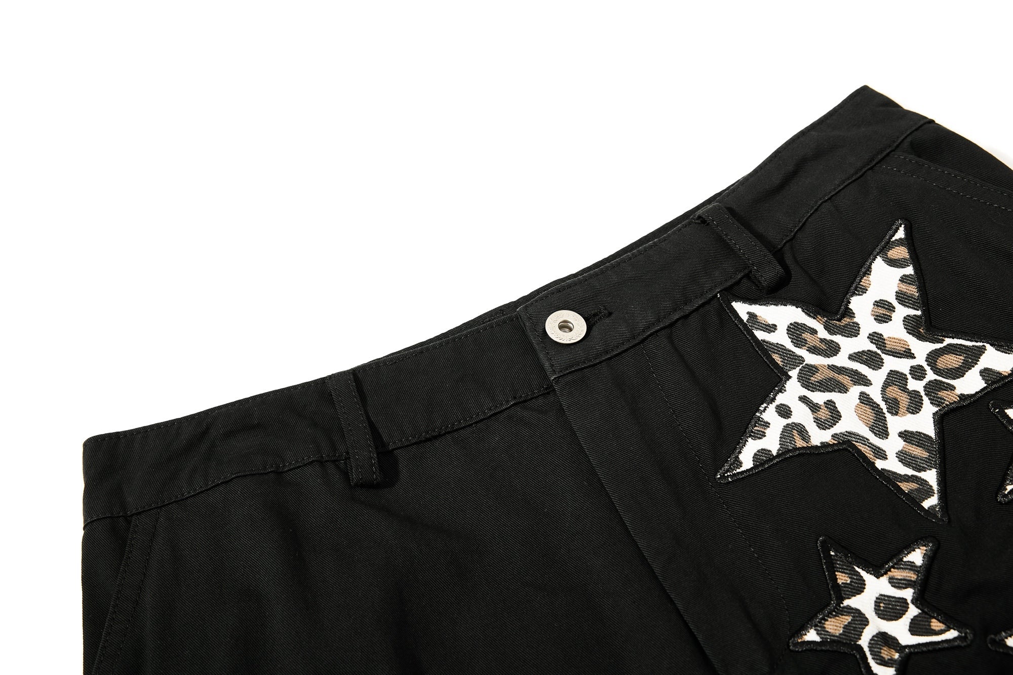 Omirad Leopard Star Multi-Pocket Cargo Pants