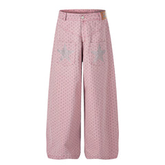 Omirad “Polka Star Wide-Leg Pants”