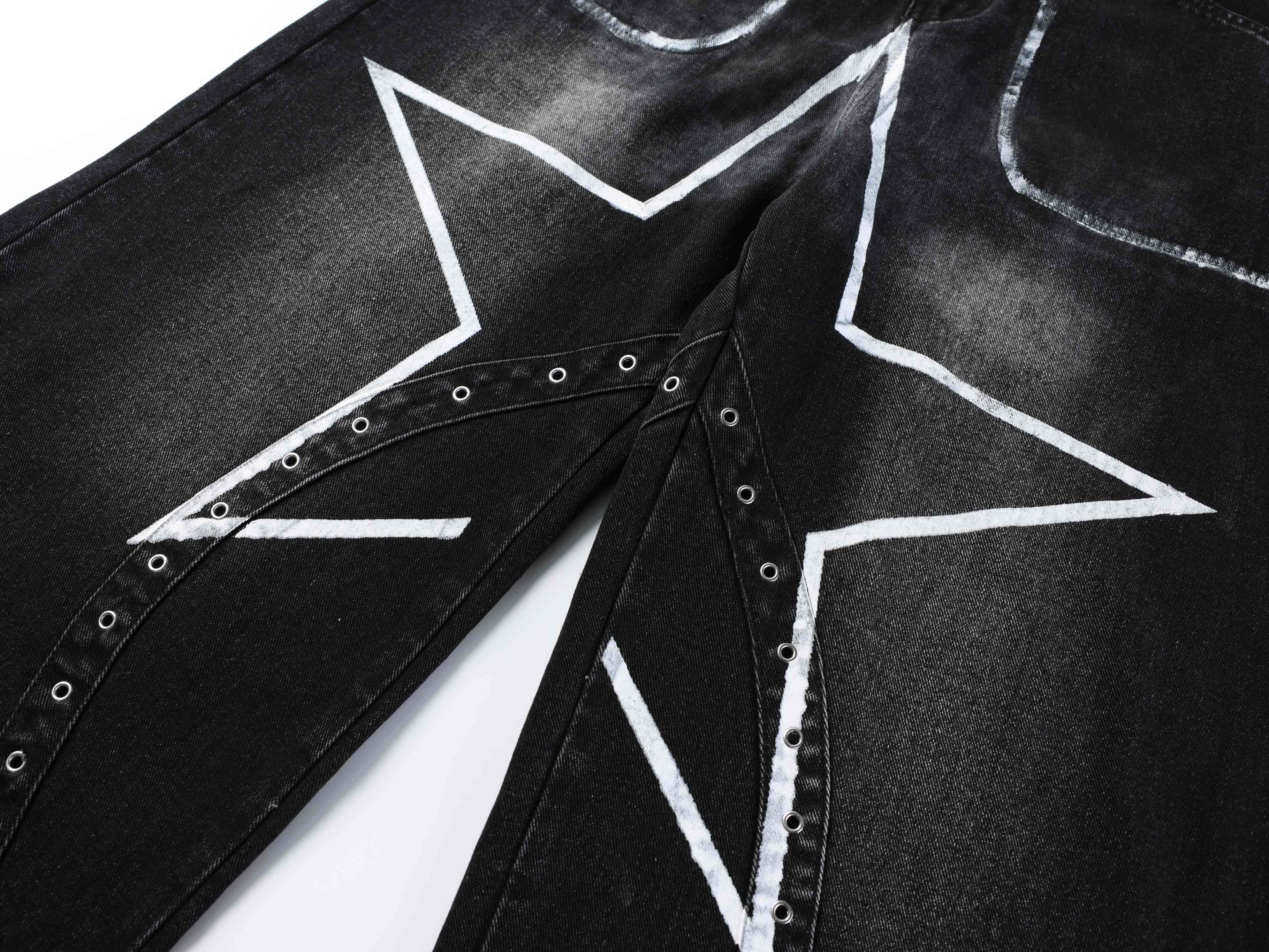 Omirad Star Fade Baggy Jeans