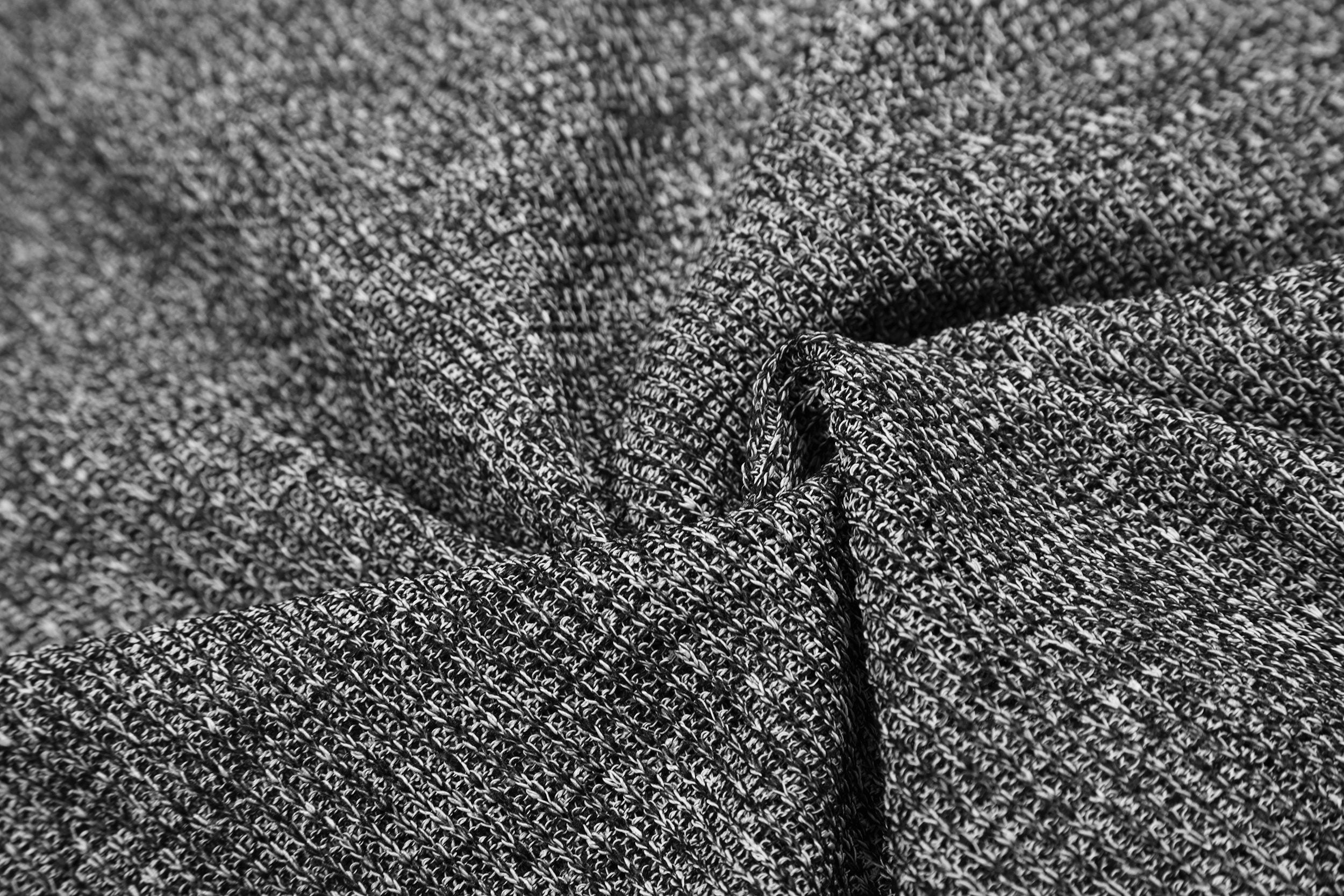 Omirad “Layered Knit Check Shirt”