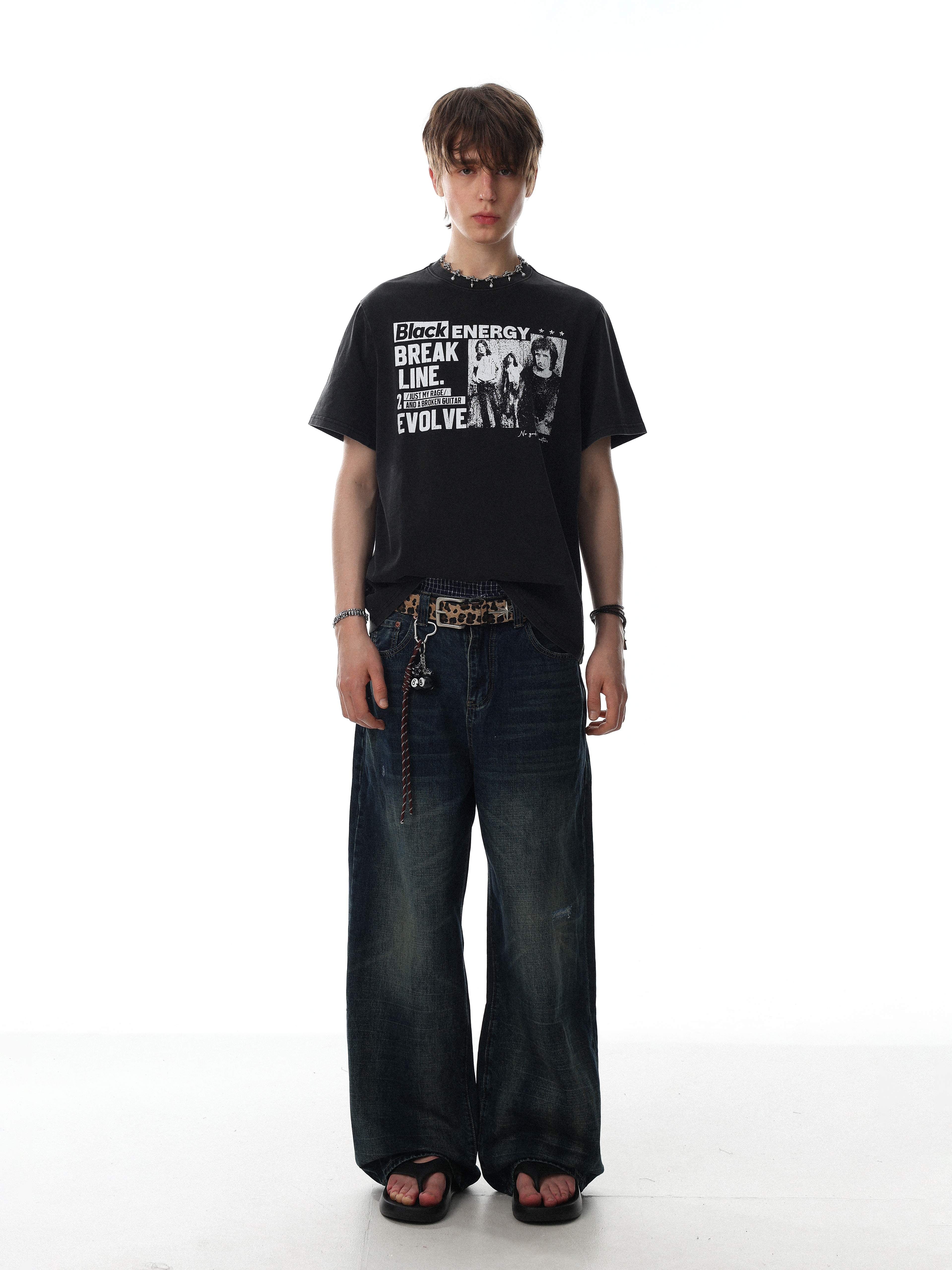 Omirad “Break Line Vintage Tee”