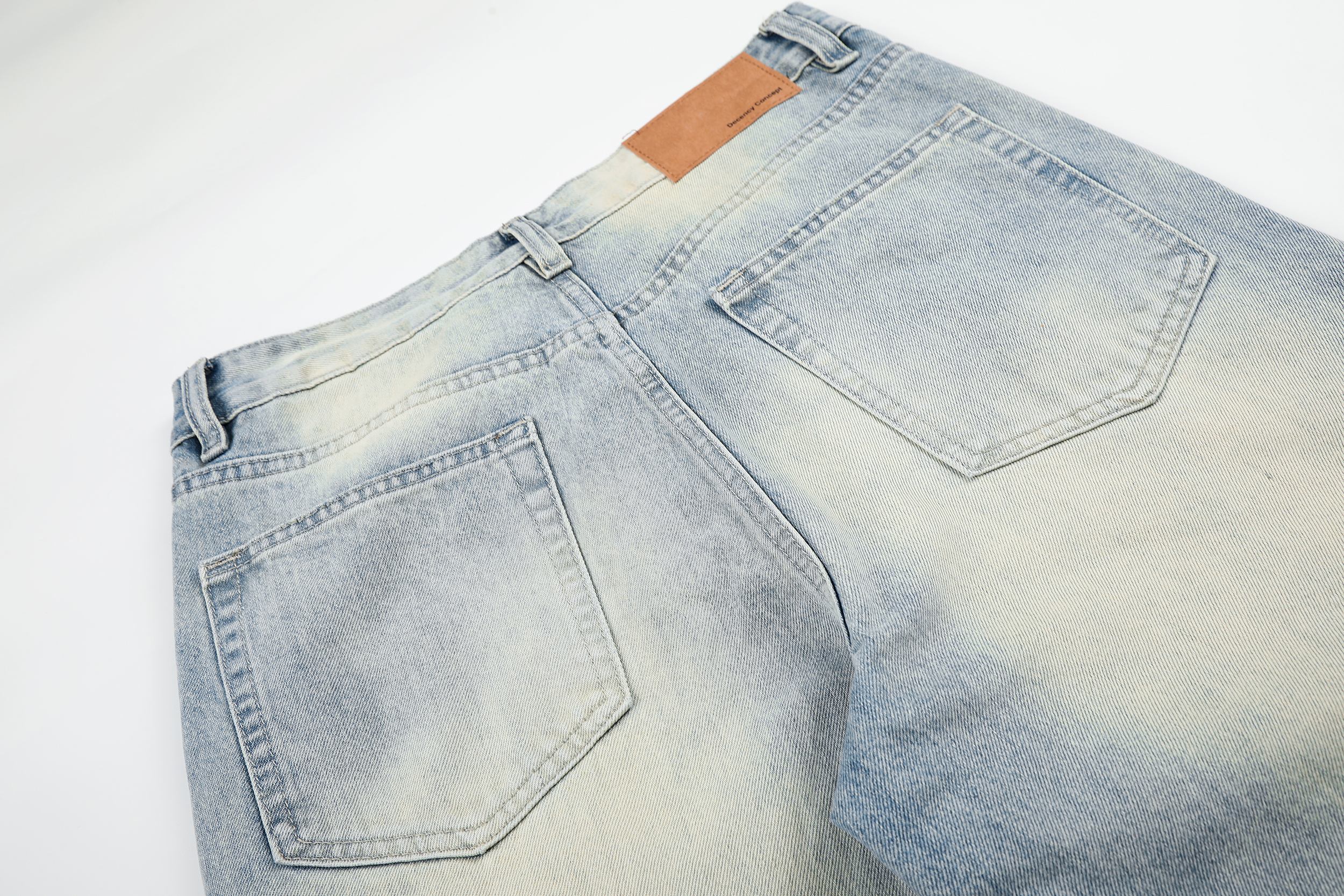 Omirad Vintage Washed Wide-Leg Jeans