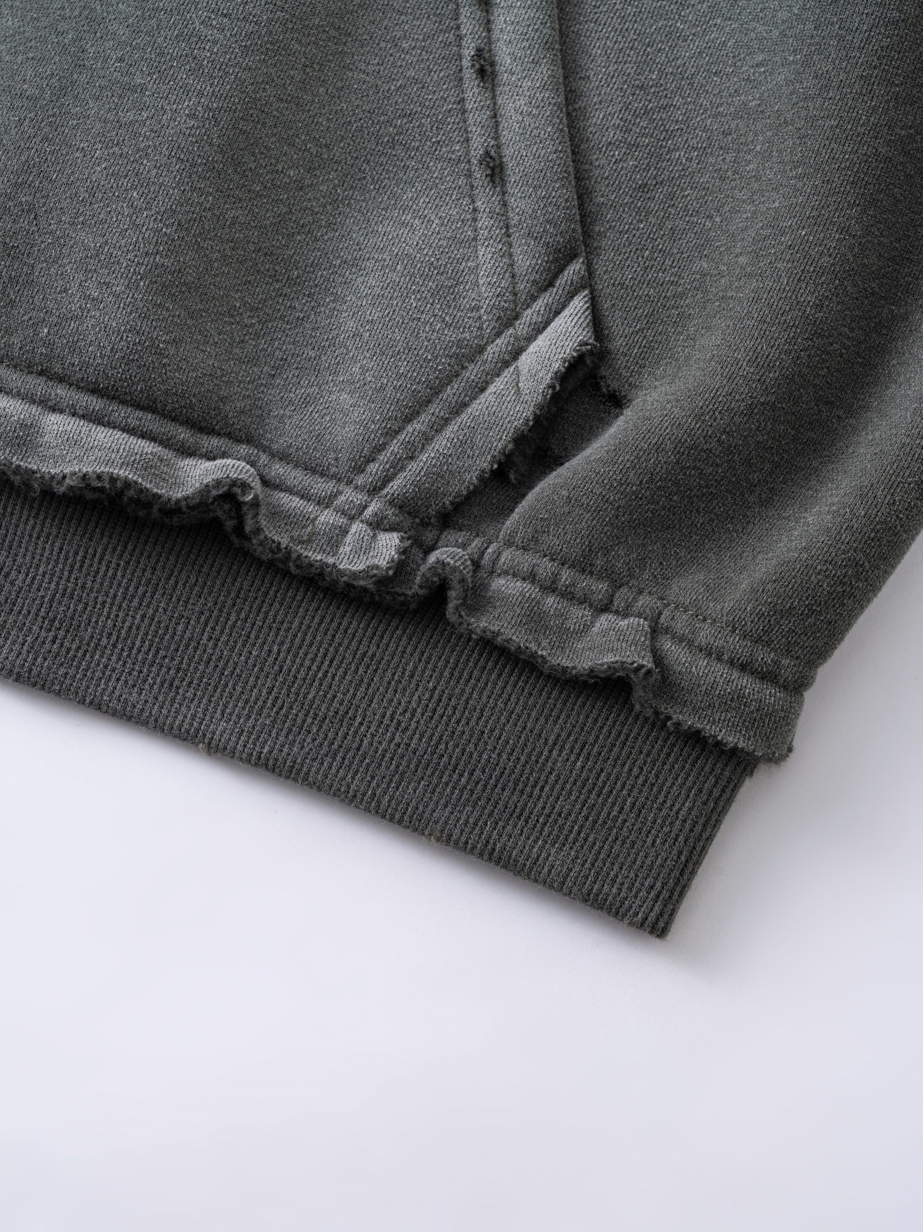 Omirad Vintage Wash Graphic Zip Hoodie