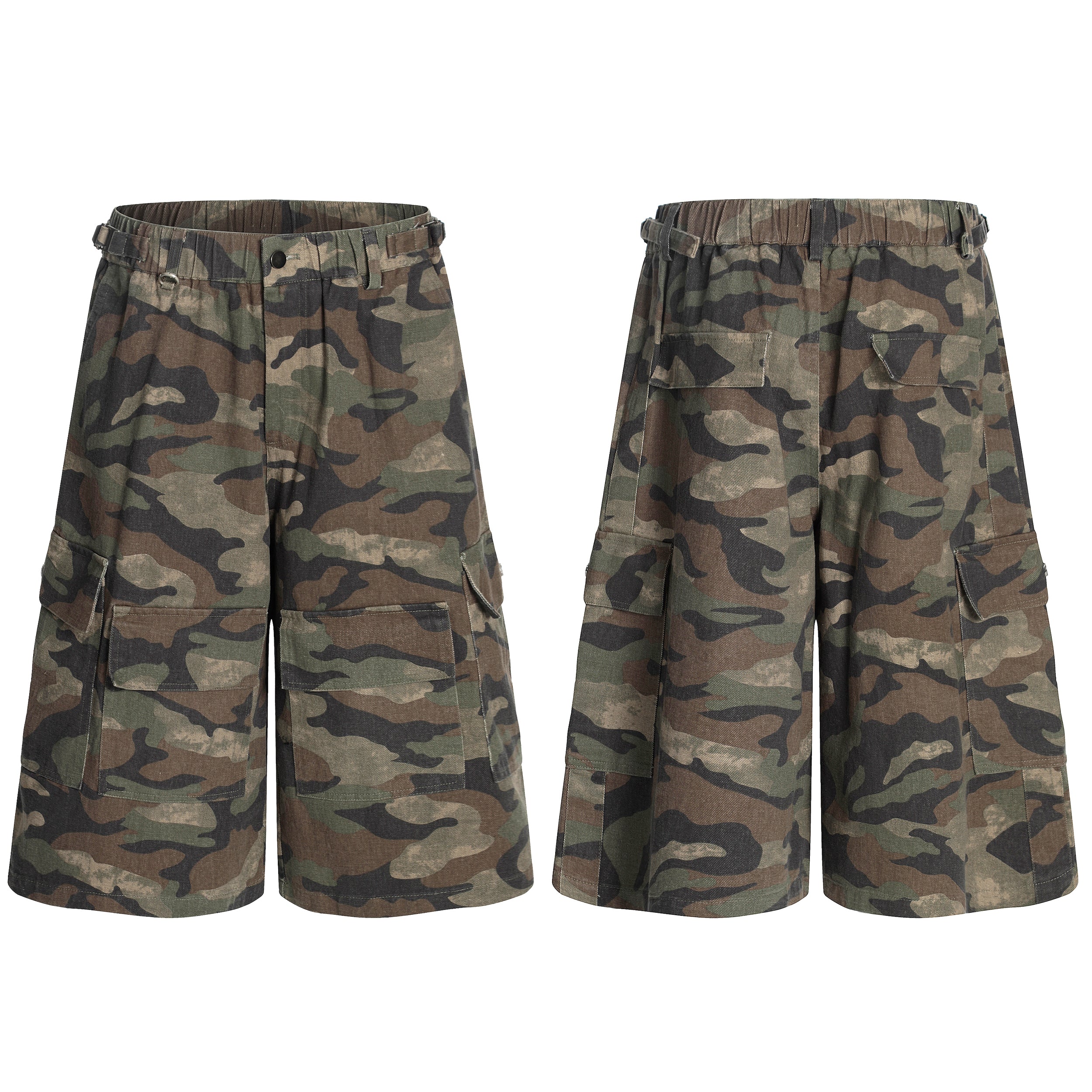 Omirad Elastic Camo Utility Shorts