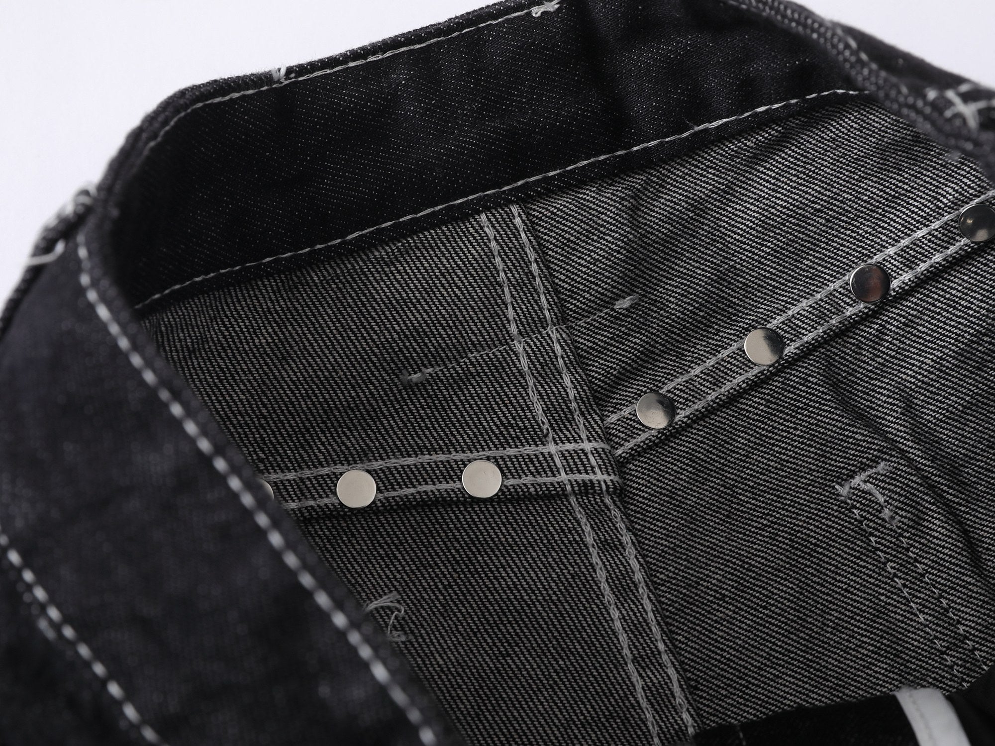 Omirad “Angel Wing Wide-Leg Denim Jeans”