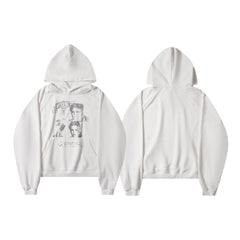 Omirad Portrait Graphic Pullover Hoodie