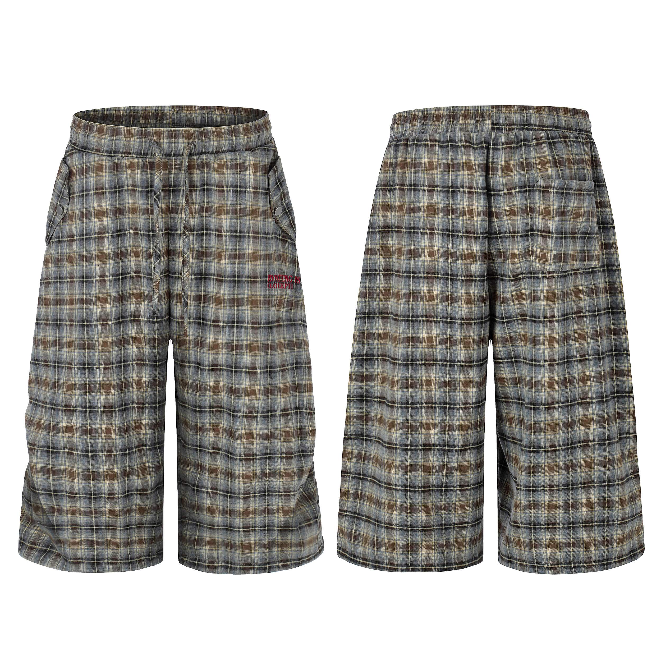 Omirad Plaid Lounge Shorts