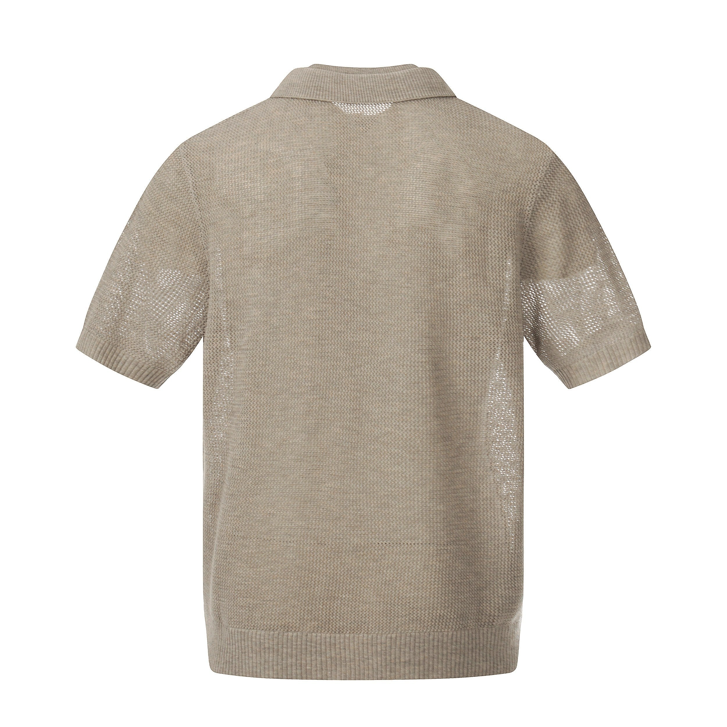 Omirad “Open Knit Polo Tee”