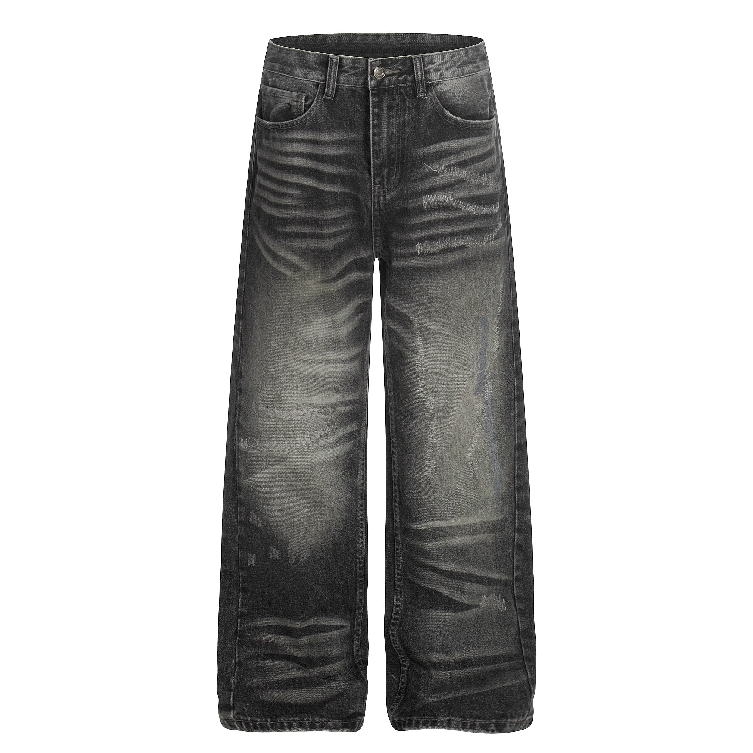 Omirad Washed Distressed Denim Pants