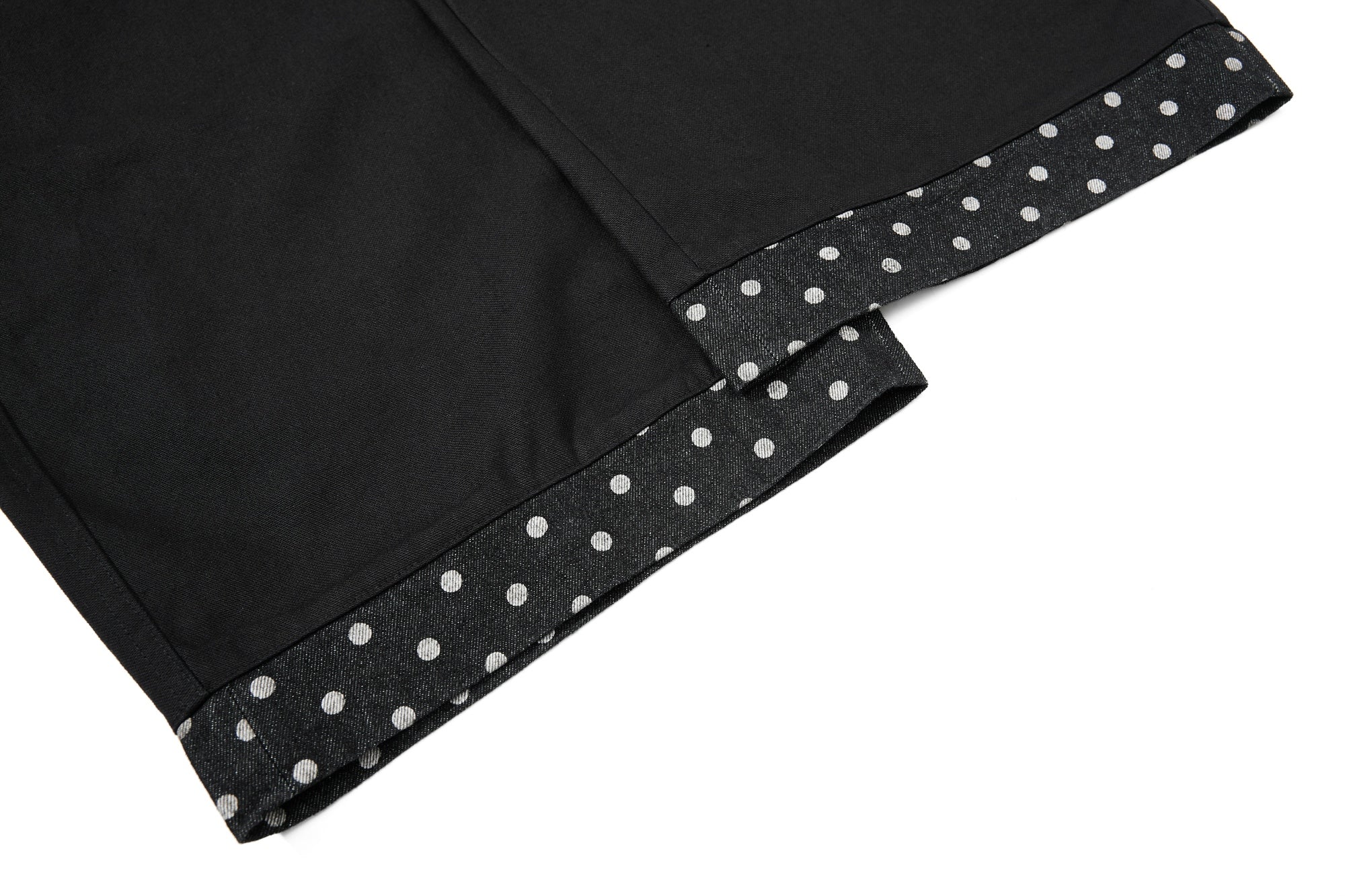 Omirad Polka Dot Panel Denim Jeans