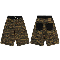 Omirad Camo Panel Cargo Shorts