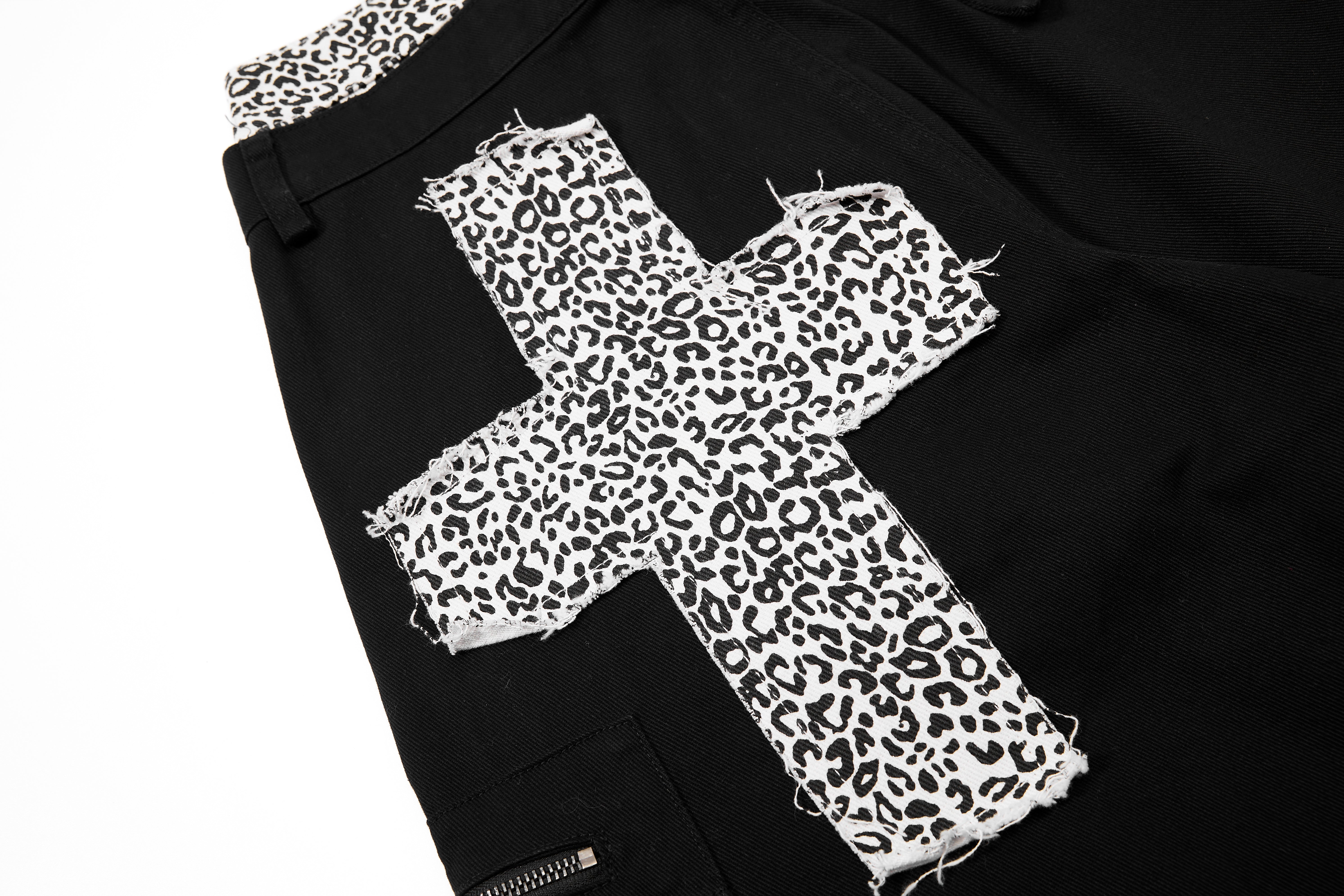 Omirad Leopard Cross Utility Pants