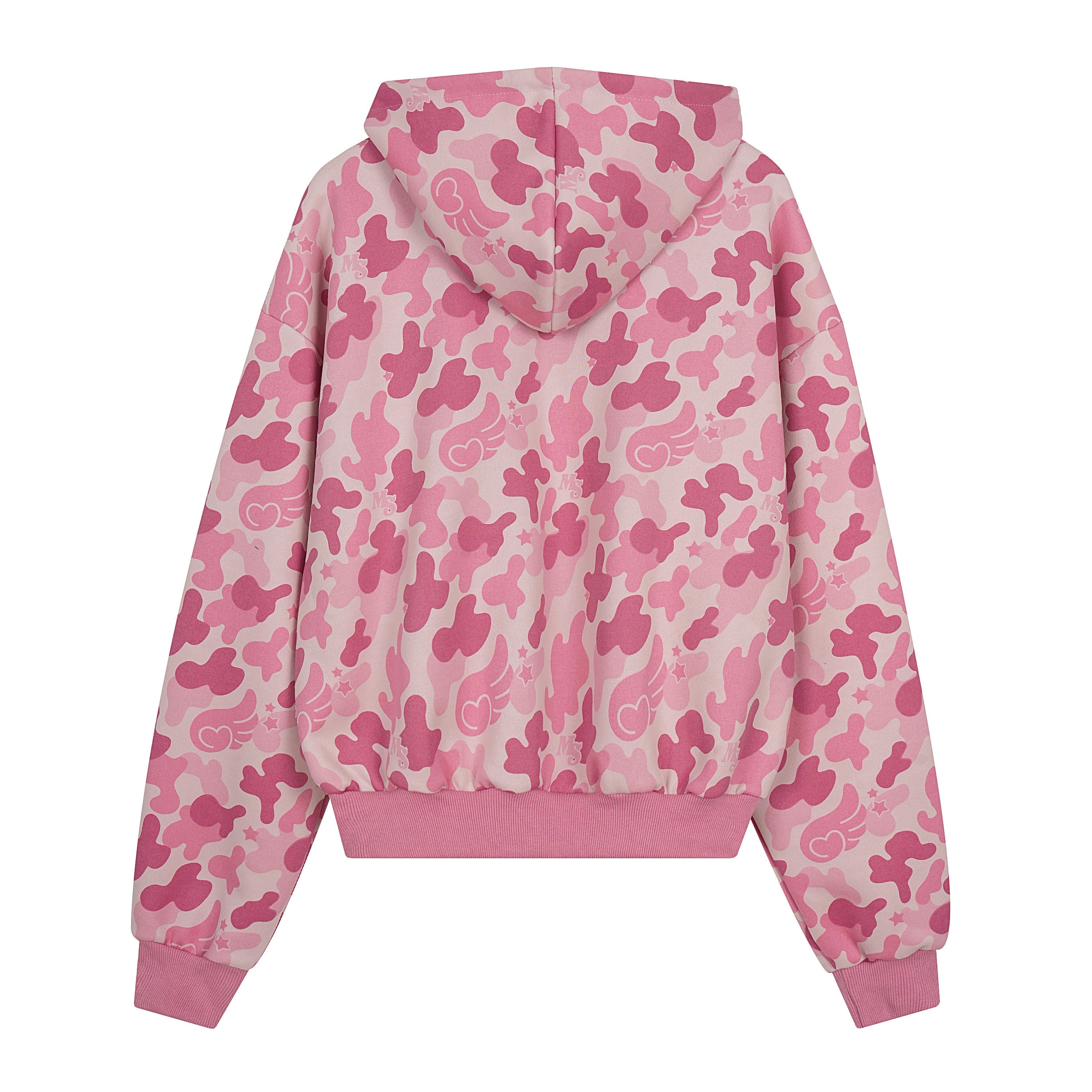 Omirad Camo Graphic Zip-Up Hoodie